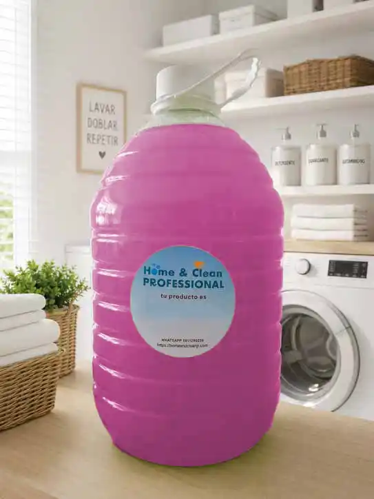 home and clean detergfente liquido rosa